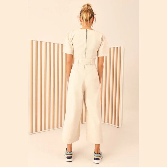 C/MEO COLLECTIVE White Essentials Jumpsuit Size XS 41007 - Picture 4 of 14